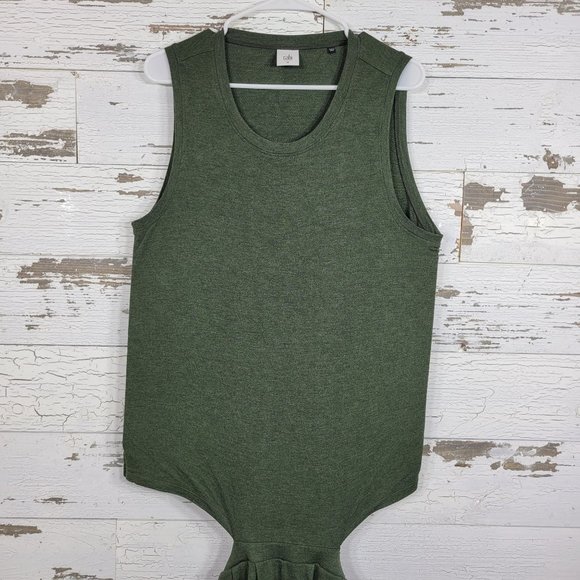 Cabi Simple Playsuit One Piece Jumpsuit Loden Green Sz M 5372 EUC - Picture 3 of 6